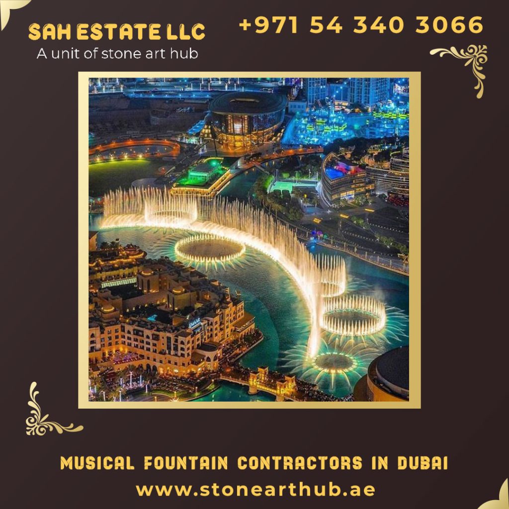 Musical Fountain Contractors in Dubai