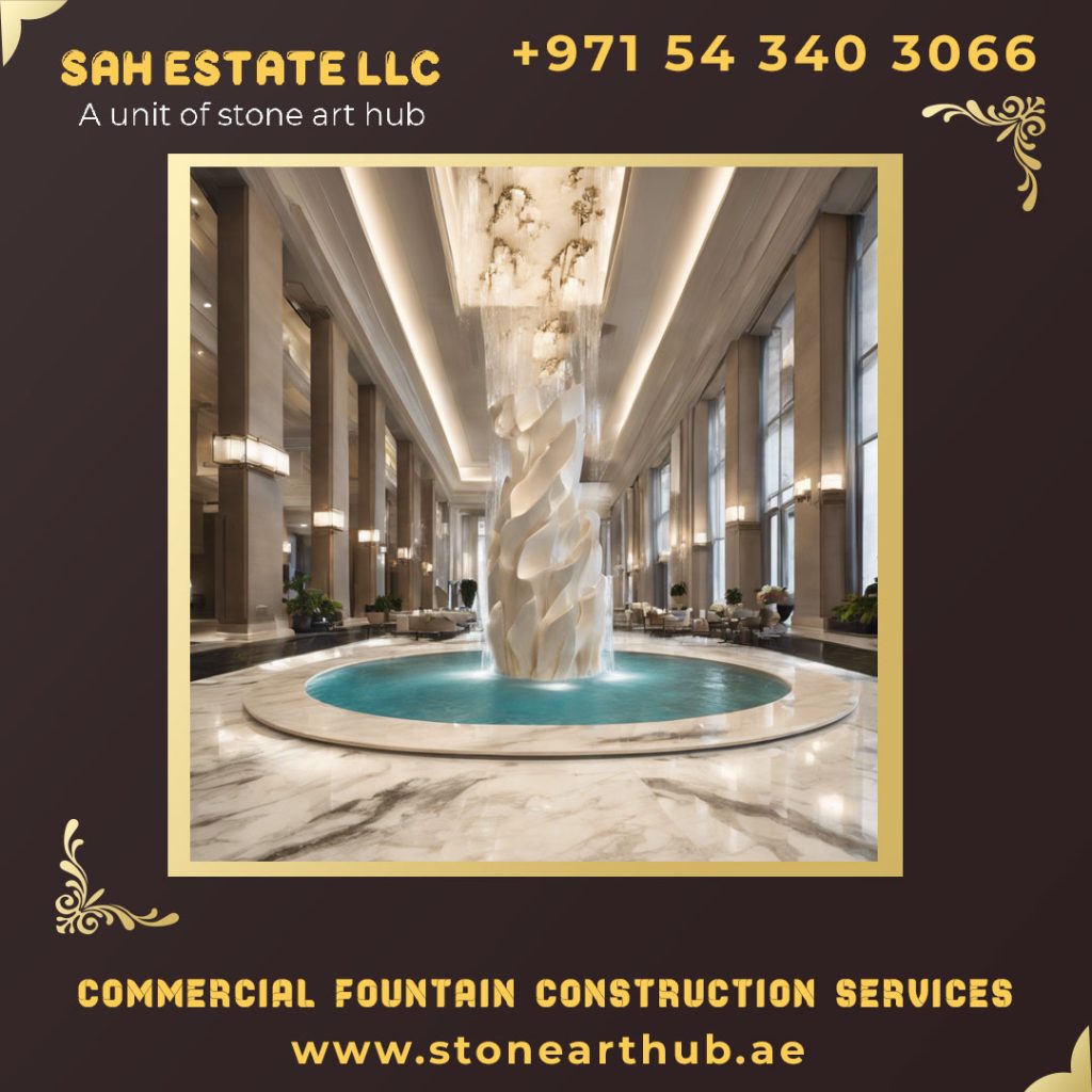 Commercial Fountain Construction Services Abu Dhabi