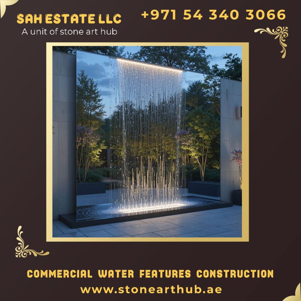 Commercial Water Features Construction Services Abu Dhabi