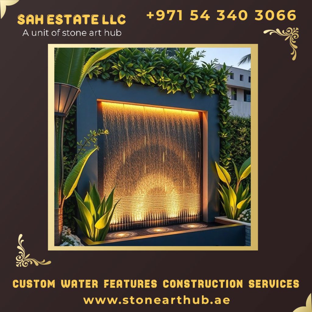 Custom Water Features Construction Services Abu Dhabi
