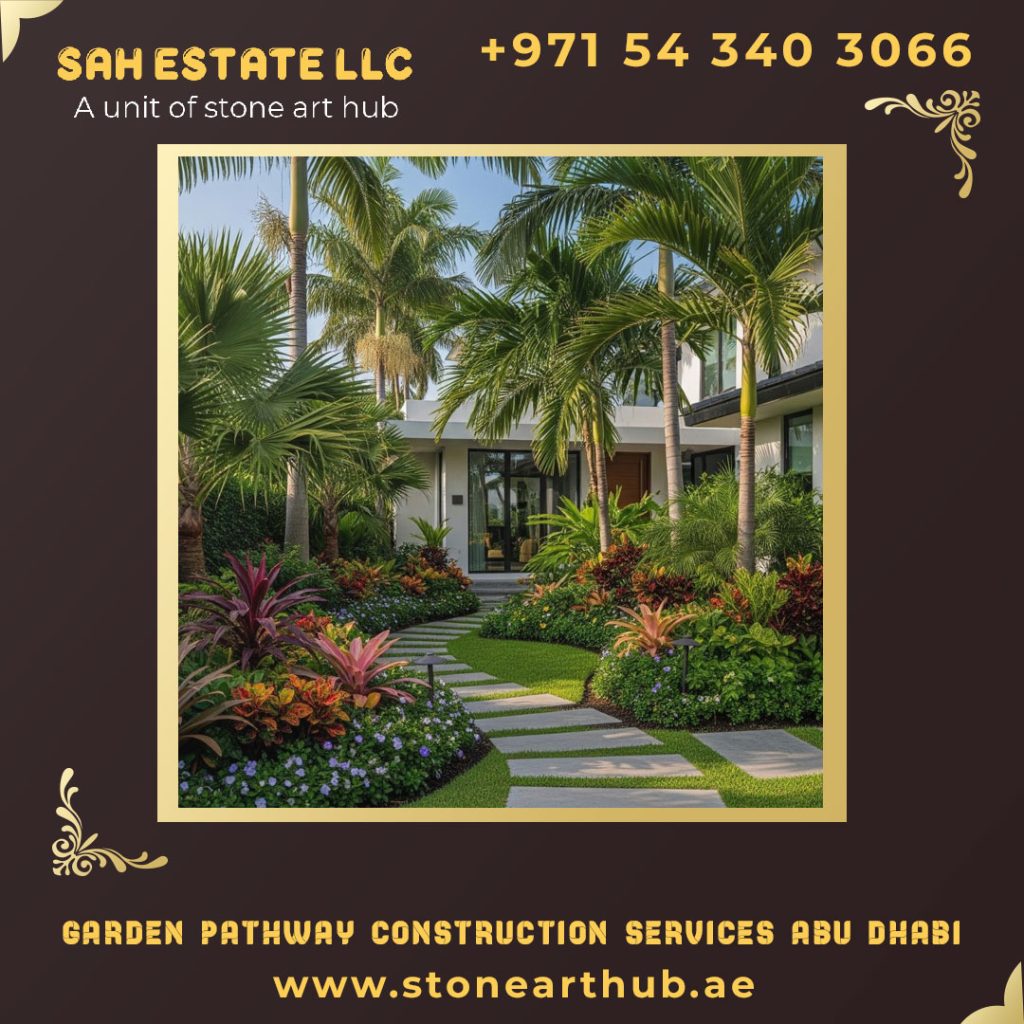 Garden Pathway Construction Services in Abu Dhabi