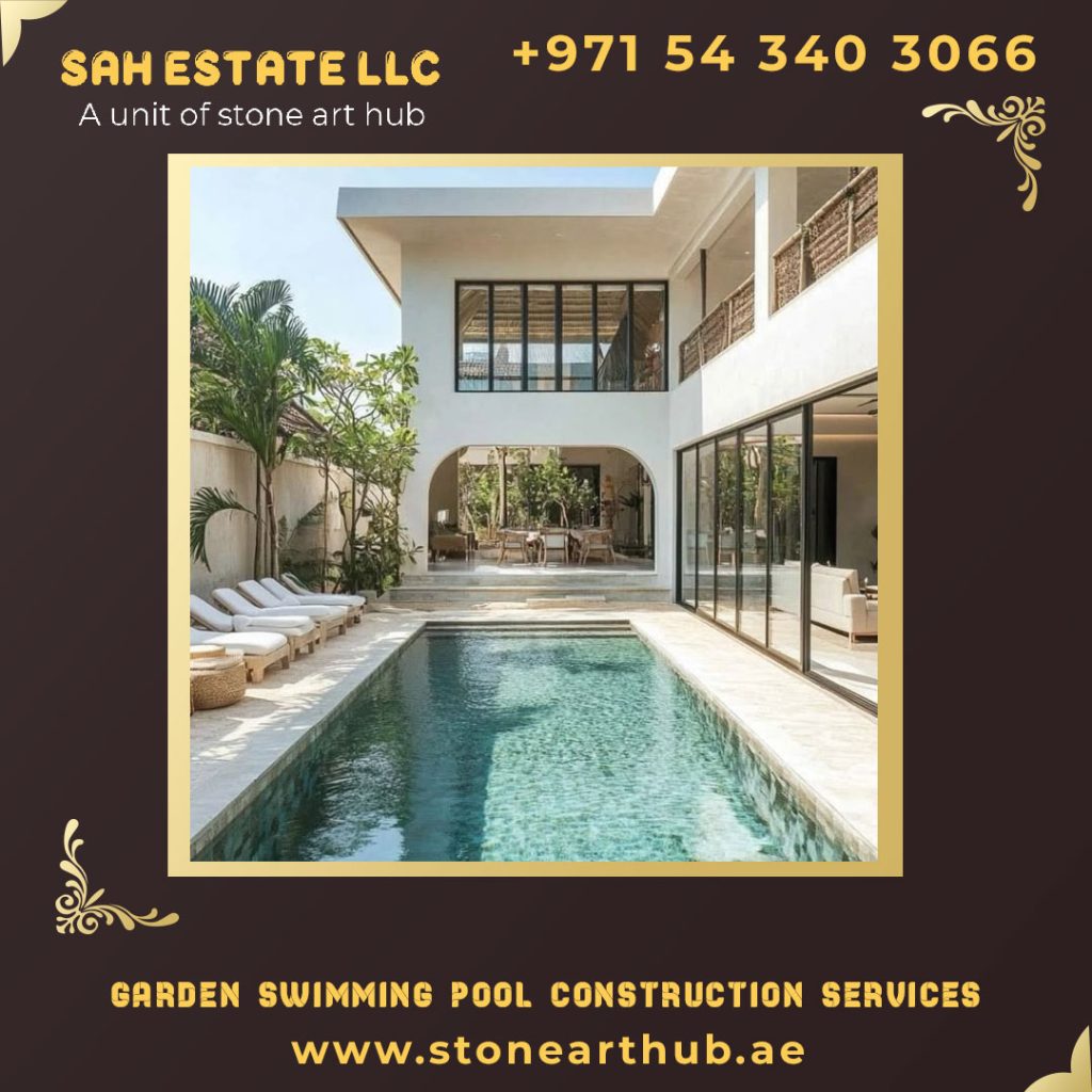 Garden Swimming Pool Construction Services in Abu Dhabi
