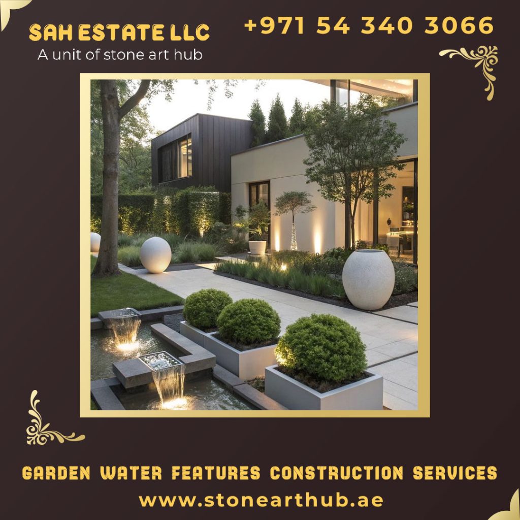 Garden Water Features Construction Services Abu Dhabi
