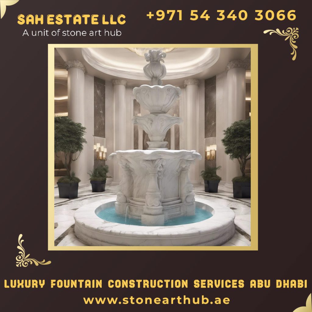 Luxury Fountain Construction Services Abu Dhabi