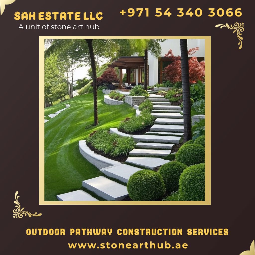 Outdoor Pathway Construction Services in Abu Dhabi