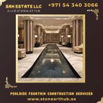 Poolside Fountain Construction Services Abu Dhabi