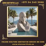 Poolside Sculpture Construction Services Abu Dhabi