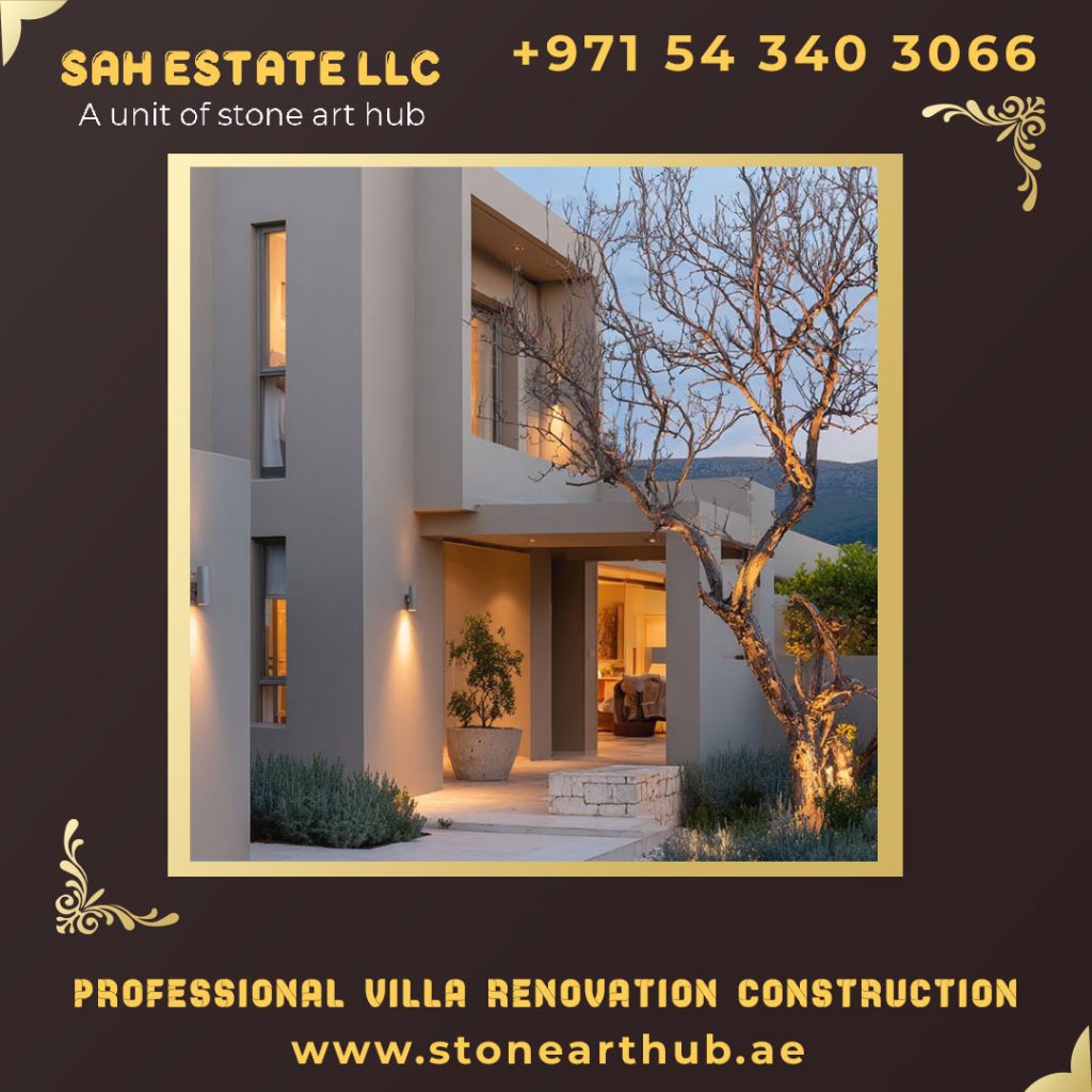 Professional Villa Renovation Construction Services Abu Dhabi