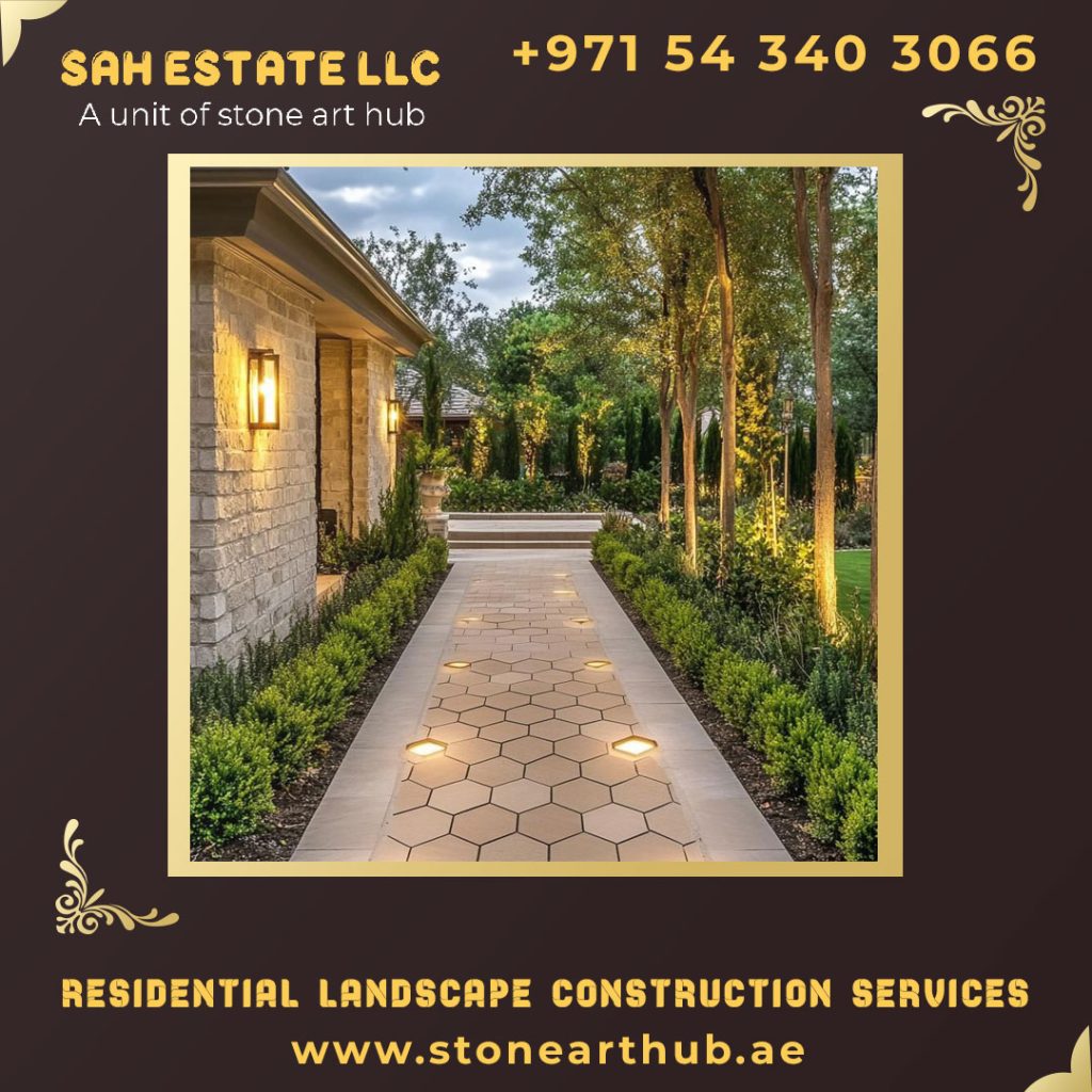 Residential Landscape Construction Services Abu Dhabi