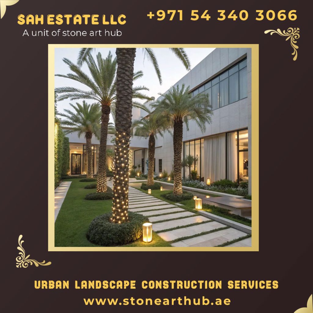 Urban Landscape Construction Services Abu Dhabi