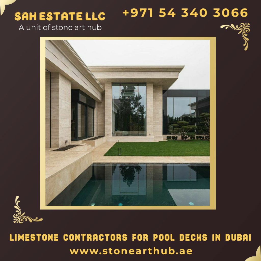 Limestone Contractors For Pool Decks in Dubai