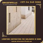 Limestone Contractors For Walkways in Dubai
