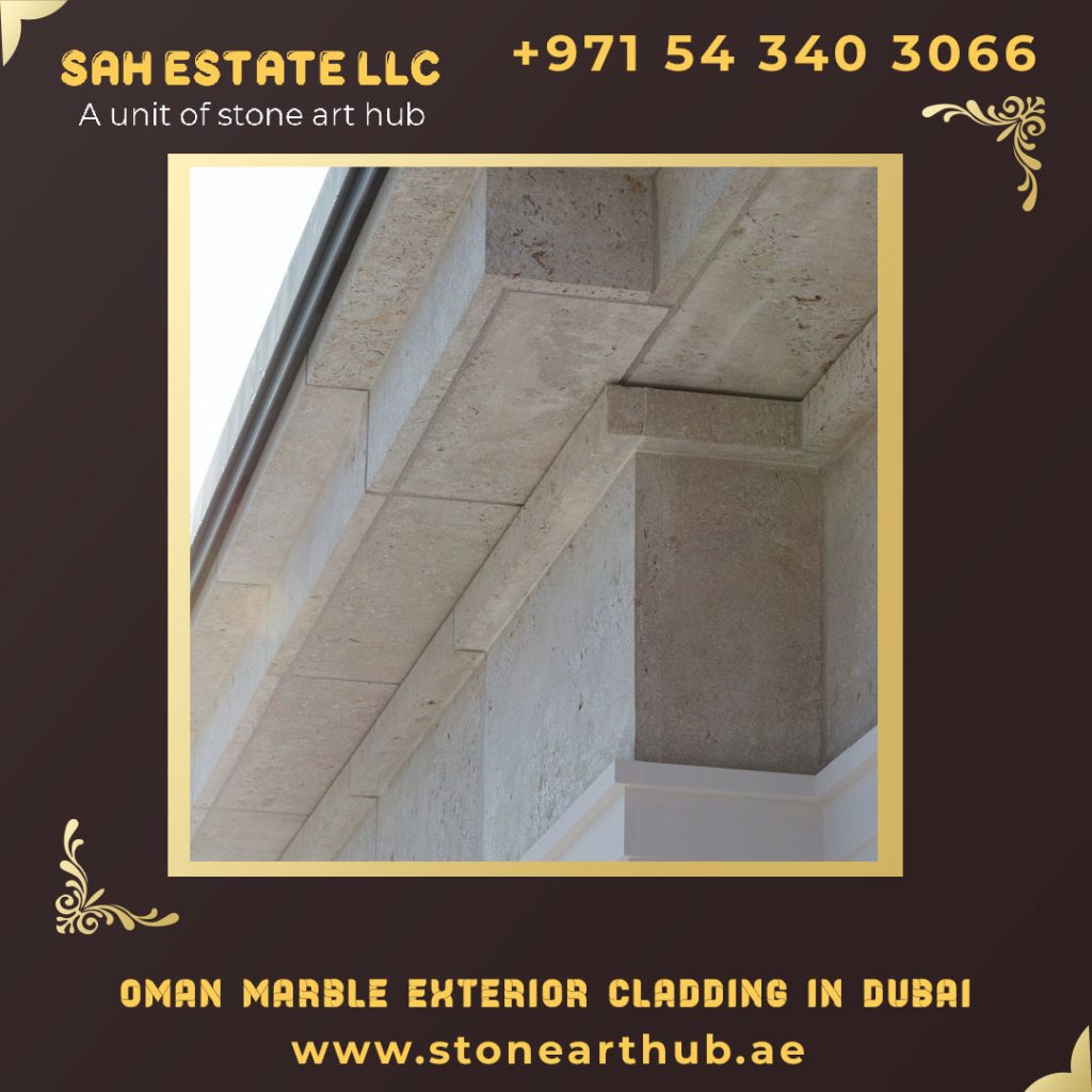 Oman Marble Exterior Cladding in Dubai