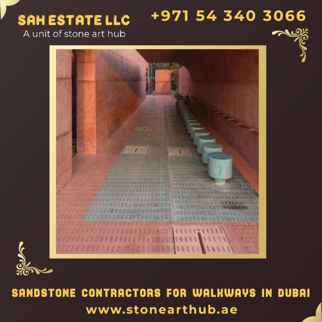 Sandstone Contractors For Walkways in Dubai