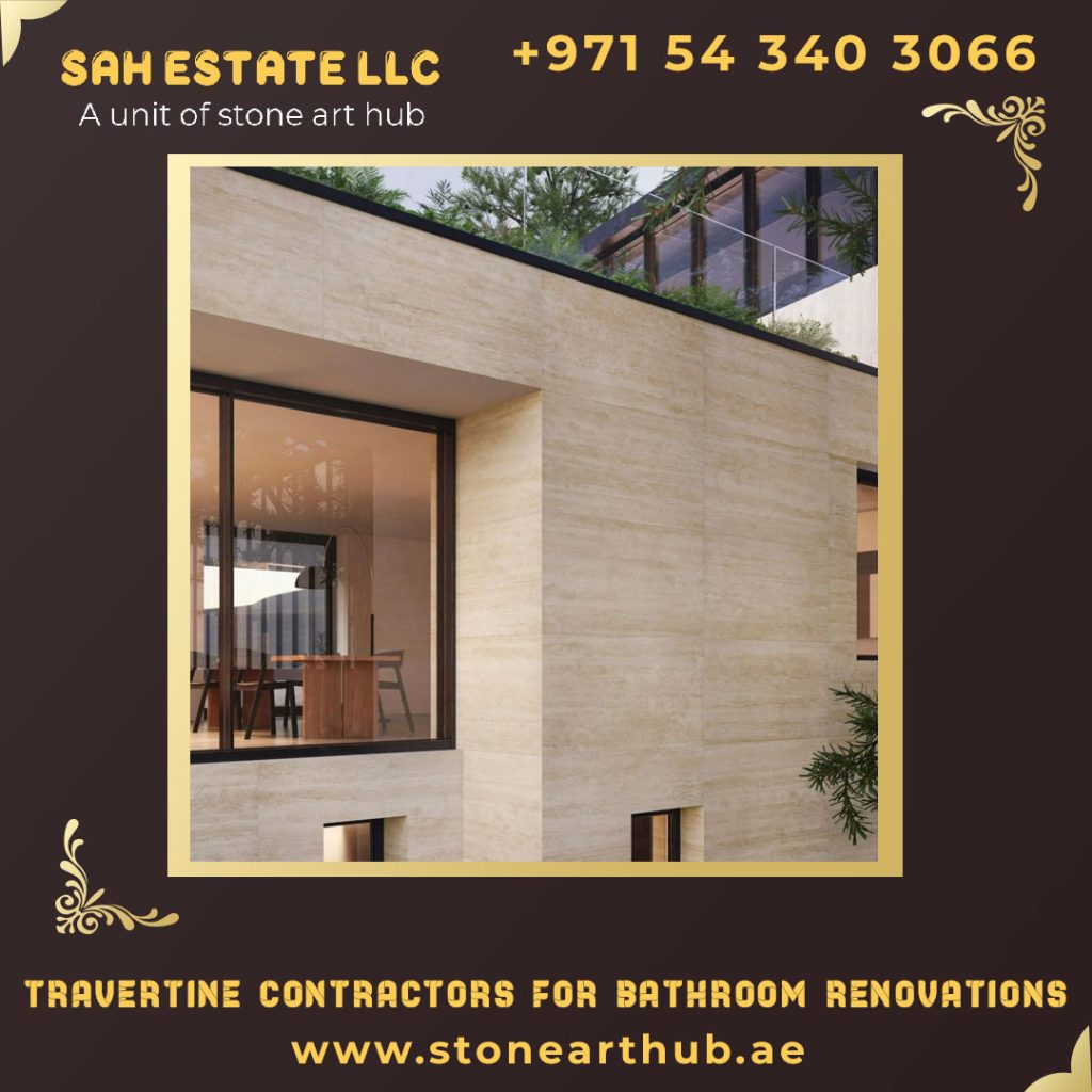 Travertine Contractors For Bathroom Renovations in Dubai