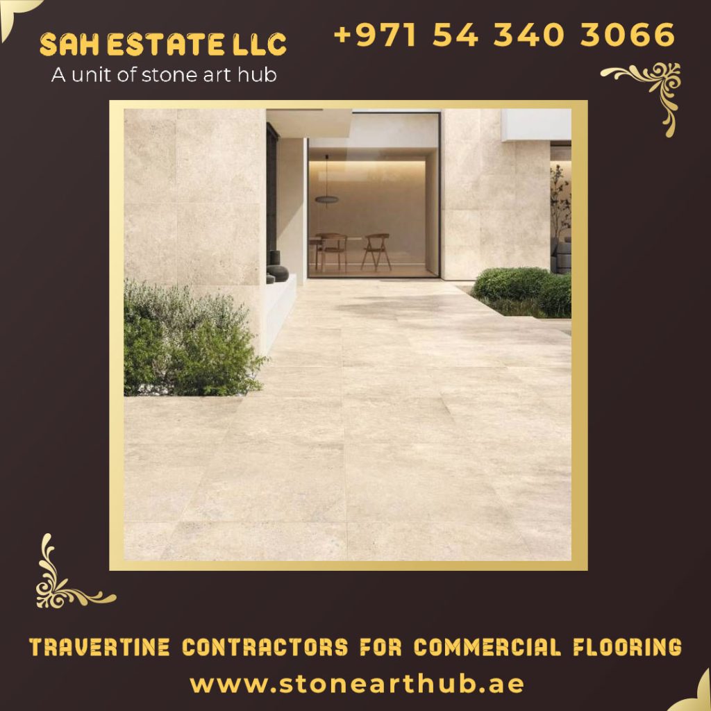 Travertine Contractors For Commercial Flooring in Abu Dhabi