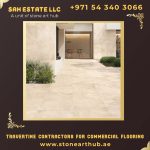 Travertine Contractors For Commercial Flooring in Abu Dhabi