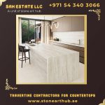 Travertine Contractors For Countertops in Abu Dhabi