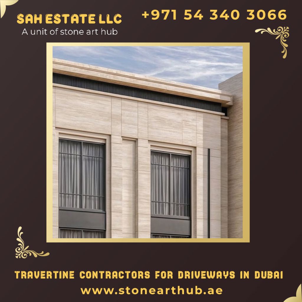 Travertine Contractors For Driveways in Dubai