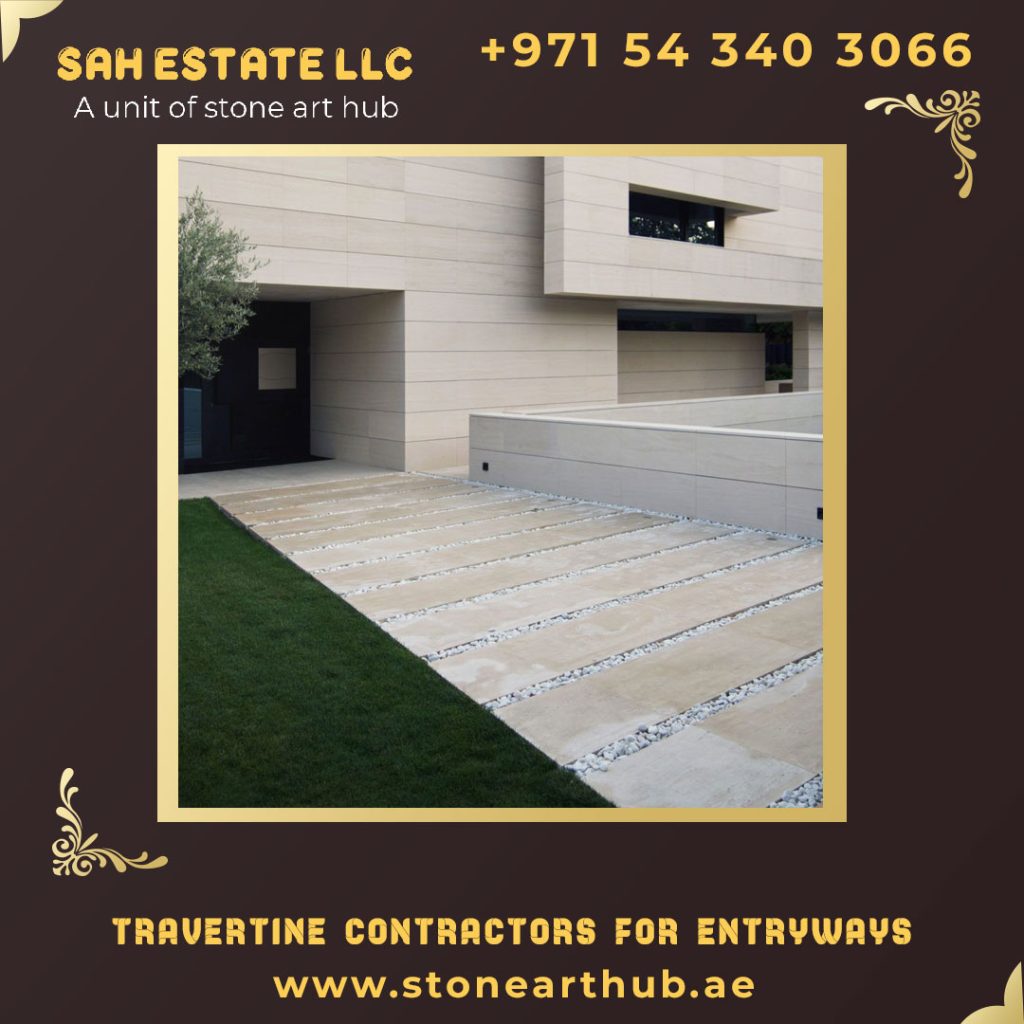 Travertine Contractors For Entryways in Abu Dhabi