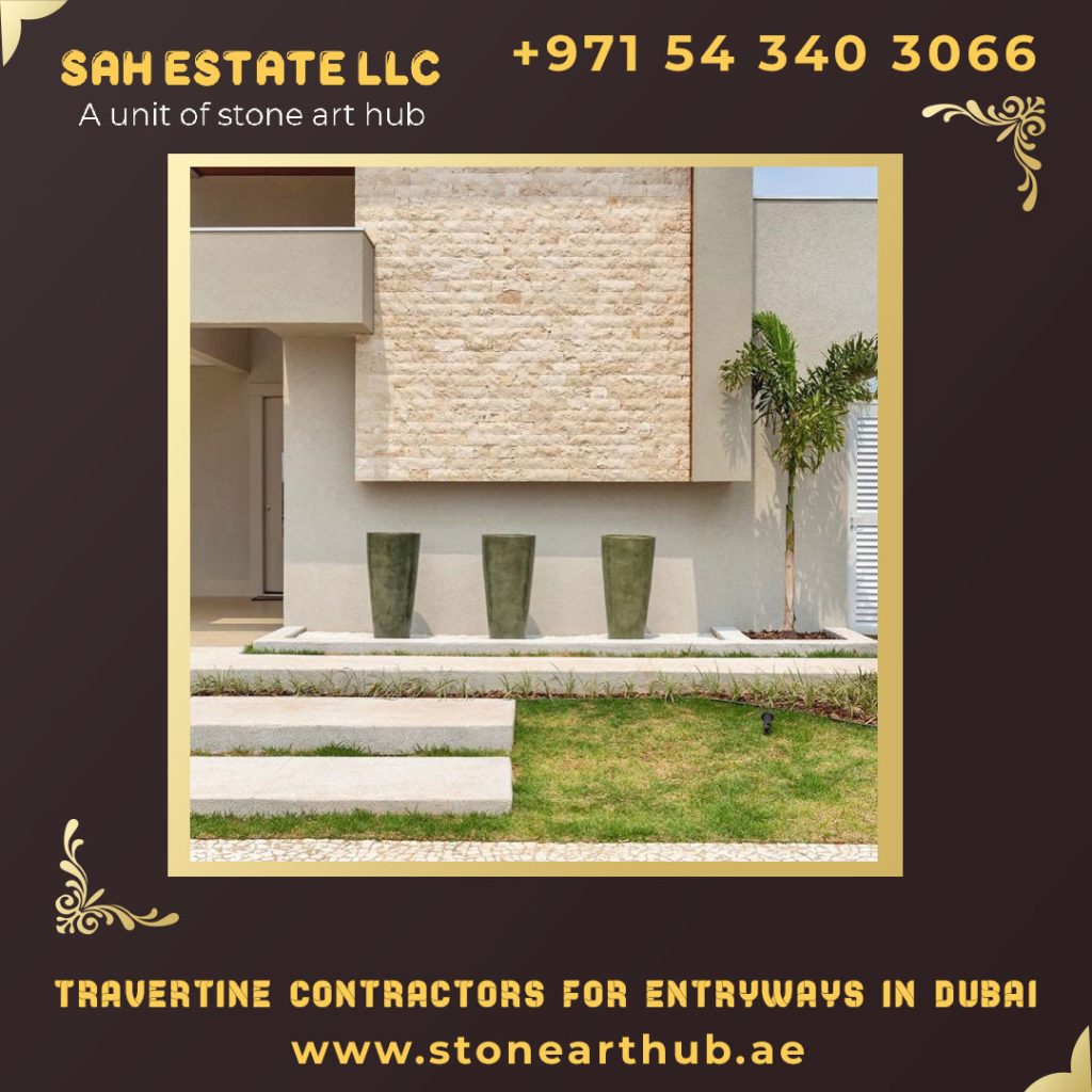 Travertine Contractors For Entryways in Dubai