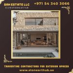 Travertine Contractors For Exterior Spaces in Abu Dhabi