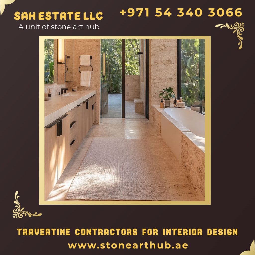 Travertine Contractors For Interior Design in Abu Dhabi