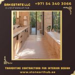 Travertine Contractors For Interior Design in Abu Dhabi