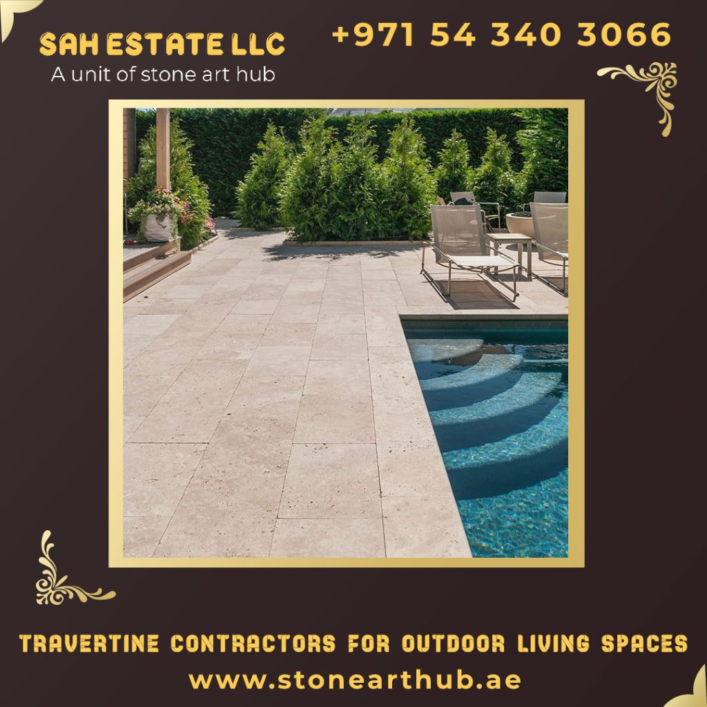 Travertine Contractors For Outdoor Living Spaces in Abu Dhabi