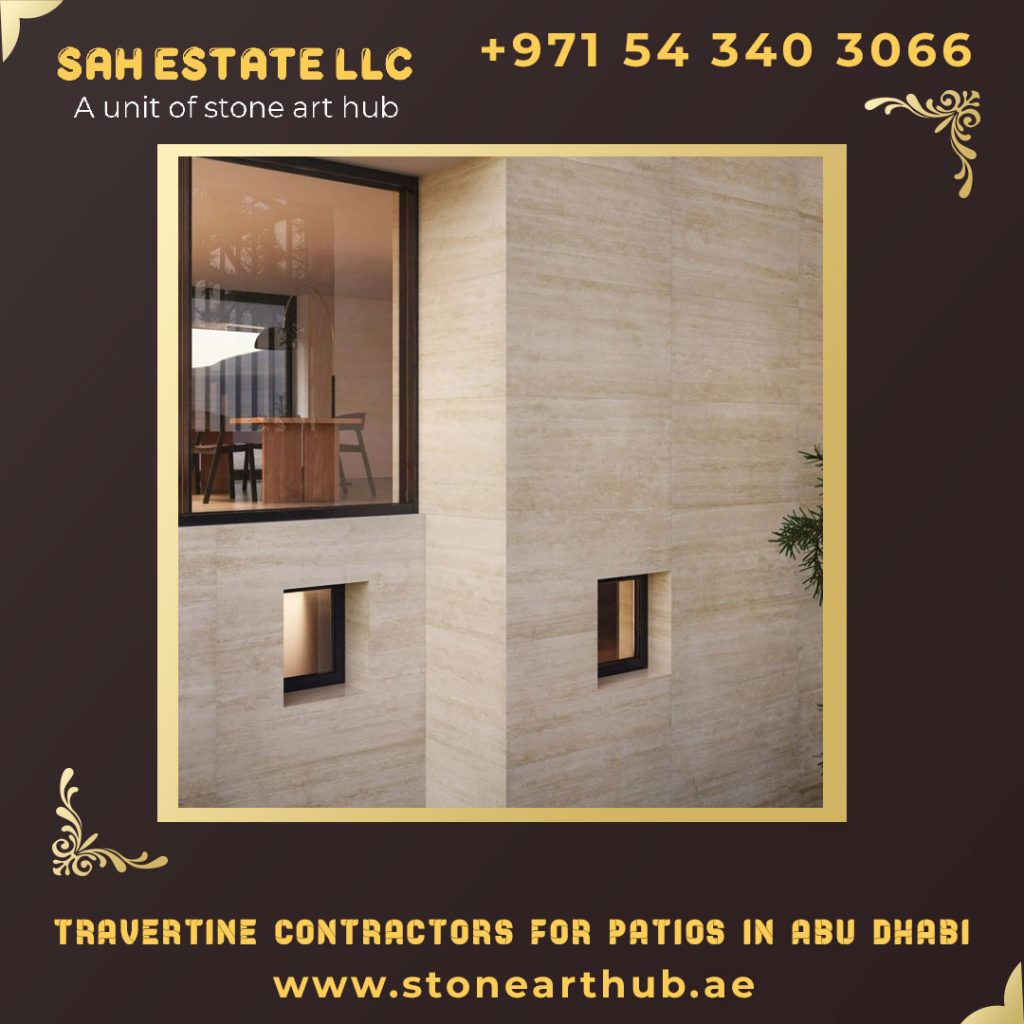 Travertine Contractors For Patios in Abu Dhabi