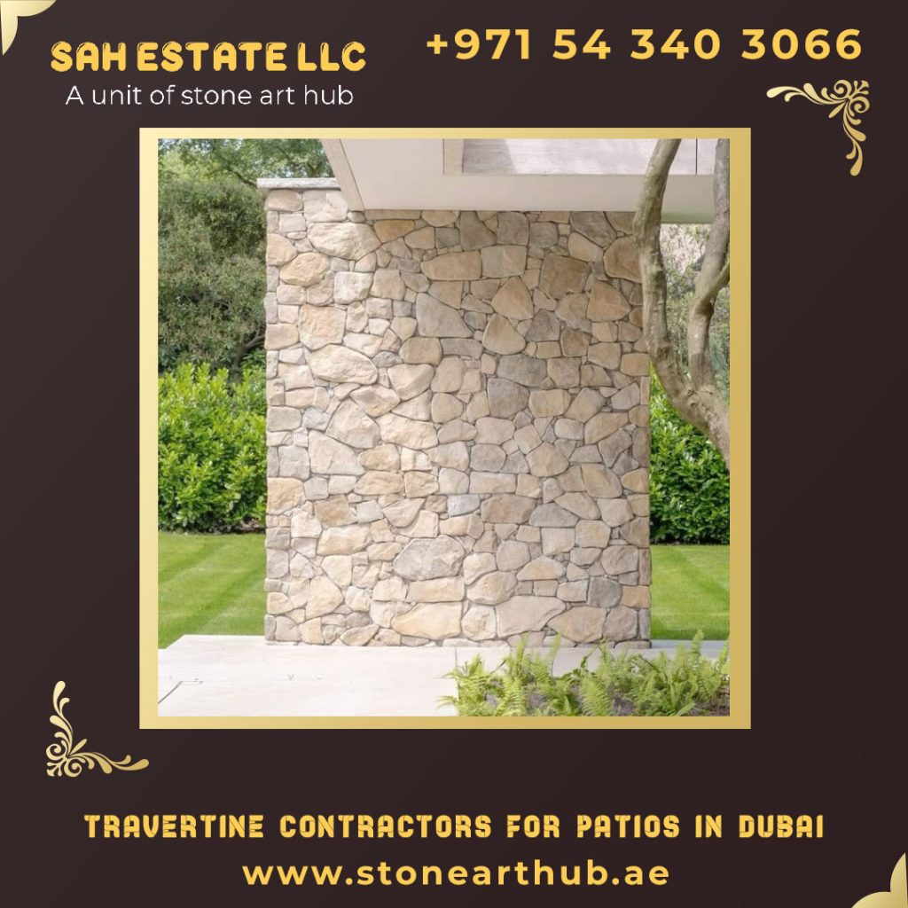 Travertine Contractors For Patios in Dubai
