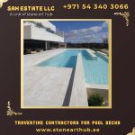 Travertine Contractors For Pool Decks in Abu Dhabi