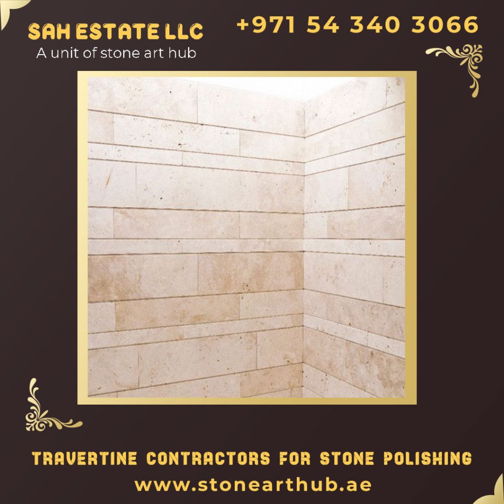Travertine Contractors For Stone Polishing in Abu Dhabi