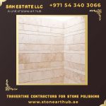 Travertine Contractors For Stone Polishing in Abu Dhabi