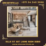 Villa Fit Out Living Room Dubai
